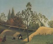 Henri Rousseau View of the Fortifications oil on canvas